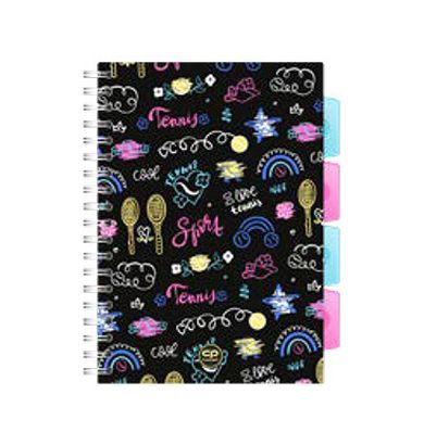 CoolPack, kołozeszyt A5, 100 kartek, kratka, Tennis Star, 1 szt.