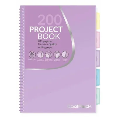 CoolPack, kołozeszyt, B5, Pastel Powder Purple, 1 szt.