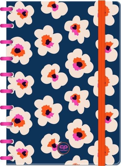 CoolPack, kołozeszyt z gumką B5, 100 kartek, flores nina, 1 szt.