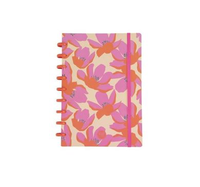 CoolPack, kołozeszyt z gumką B5, 100 kartek, flores rosa, 1 szt.