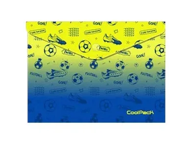 CoolPack, koperta na dokumenty na zatrzask, A4, Football