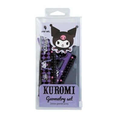 CoolPack, Kuromi, zestaw geometryczny, 4 szt.