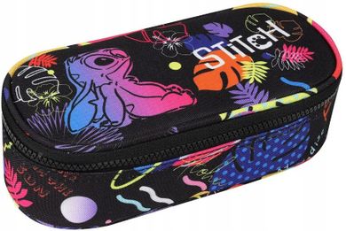 CoolPack, Lilo i Stitch, Campus, piórnik owalny, Black