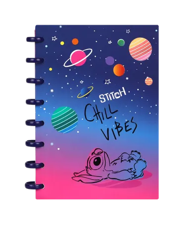 CoolPack, Lilo i Stitch, kołobrulion A5, 100 kartek, kratka, 1 szt.