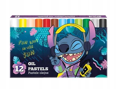 CoolPack, Lilo i Stitch, pastele olejne, 12 kolorów