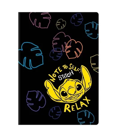 CoolPack, Lilo i Stitch, zeszyt A5, 60 kartek, kratka, black, 1 szt.