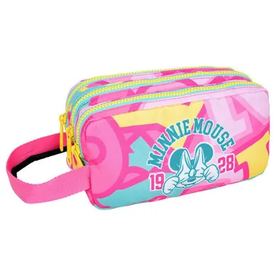 CoolPack, Myszka Minnie, Primus, piórnik saszetka, potrójny z rączką, Disney Core