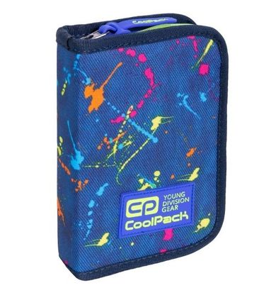 CoolPack, piórnik 2 klapkowy, Clipper Splash