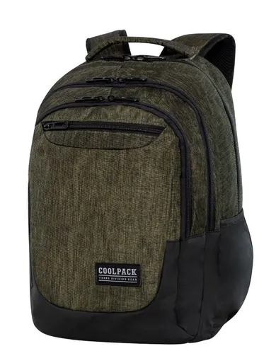 CoolPack, Soul, plecak szkolny, 3-komorowy, Snow Olive Green