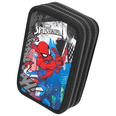 CoolPack, Spider-Man, Jumper 3, piórnik rozkładany, potrójny, z wyposażeniem, Disney Core