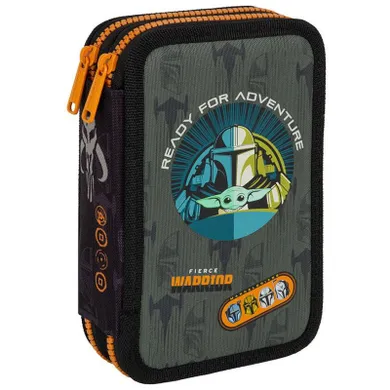 CoolPack, Star Wars Mandalorian, Jumper 2, piórnik rozkładany, podwójny, z wyposażeniem, Disney Core