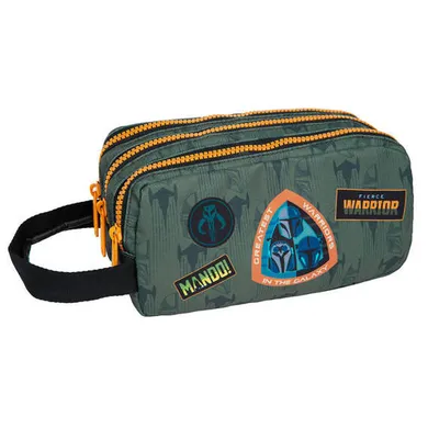 CoolPack, Star Wars Mandalorian, Primus, piórnik saszetka, potrójny z rączką, Disney Core