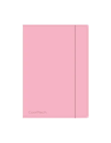 CoolPack, teczka A4 na dokumenty, na gumkę, Pastel Powder Pink