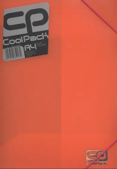 CoolPack, teczka na gumkę, A4, neon pomarańczowa, 1 szt.
