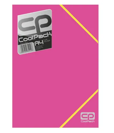 CoolPack, teczka na gumkę, A4, neon różowa, 1 szt.