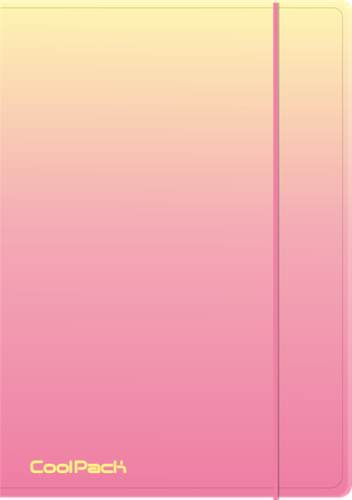 CoolPack, teczka na gumkę, A4, Peach, 1 szt.