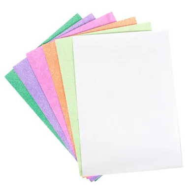 Cormoran, papier kolorowy A4, brokatowy, 6 kartek, kormoran