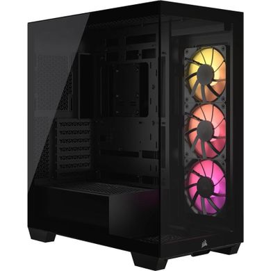 Corsair, obudowa, 3500X ARGB TG Mid-Tower, czarna