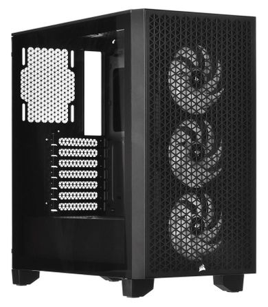 Corsair, obudowa komputerowa, 3000D Airflow RGB TG Mid-Tower, czarna