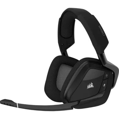 Corsair, Void Rgb Elite Wireless Carbon, słuchawki nauszne