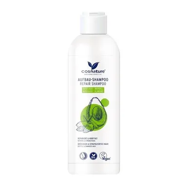 Cosnature, Repair Shampoo, naturalny regenerujący szampon do włosów z awokado i migdałami, 250 ml