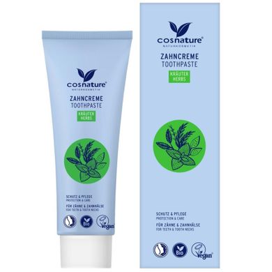 Cosnature, Toothpaste, pasta do zębów, ziołowa z fluorem, 75 ml