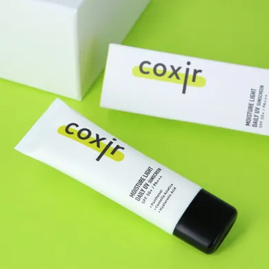 Coxir, Green Tea Clear Line, codzienny krem przeciwsłoneczny SPF50+ z zieloną herbatą, 50 ml
