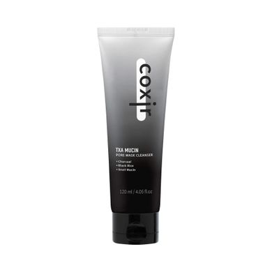 Coxir, Txa Mucin Pore Line, oczyszczająca maska i pianka do twarzy z TXA i mucyną ślimaka, 120 ml