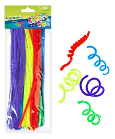 Craft With Fun, drucik kreatywny, mix kolorów, 100 szt.