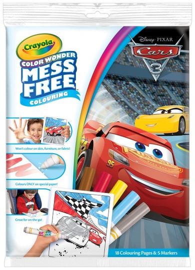 Crayola, Colour wonder, Auta, kolorowanka