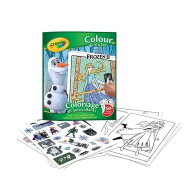 Crayola, Kraina Lodu, kolorowanka z naklejkami