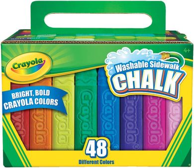 Crayola, kreda tęczowa, 48 szt.
