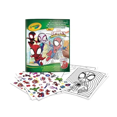 Crayola, Spidey i super-kumple, kolorowanka z naklejkami