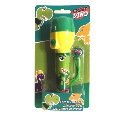 Crazy Dino, Dinozaury, latarka LED
