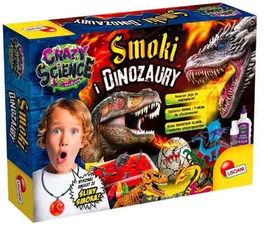 Crazy Science, Smoki i Dinozaury, zestaw kreatywny