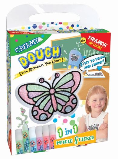 Creamy Dough, Magic Sticker, motyl, zestaw do tworzenia ozdób