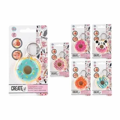 Create It! Donut, balsam do ust, brelok, róż, 1 szt.