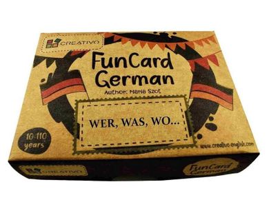 Creativo. Fun Card German. Wer, Was, Wo. Fiszki