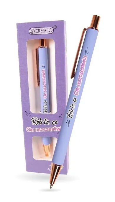 Cresco, długopis automatyczny, Rób to, co się uszczęśliwia