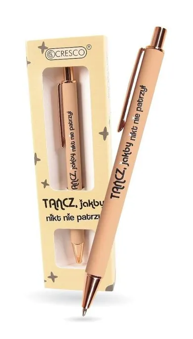 Cresco, długopis automatyczny, Tańcz jakby nikt nie patrzył