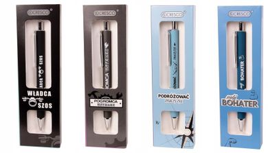 Cresco, długopis z nadrukiem w etui, 1 szt.