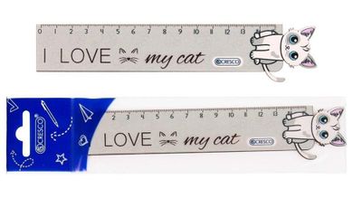 Cresco, linijka drewniana, Brytyjczyk, 15 cm