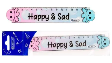 Cresco, linijka drewniana, Ośmiornica, 15 cm