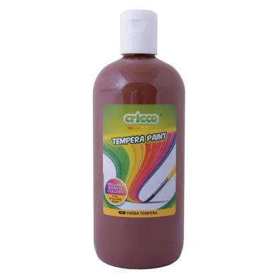 Cricco, farba tempera, brązowa, 500 ml