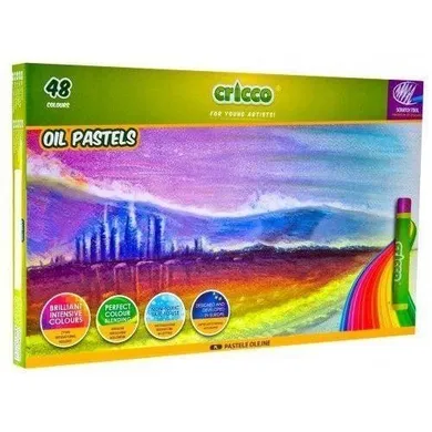 Cricco, pastele olejne, 48 kolorów