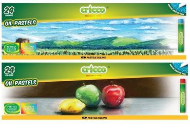 Cricco, pastele olejowe, 24 kolory