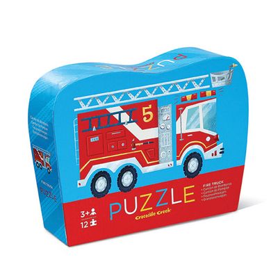 Crocodile Creek, Straż pożarna, puzzle, 12 elementów