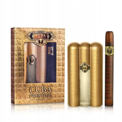 Cuba Original, Cuba Prestige Legacy, zestaw: woda toaletowa, spray, 90 ml + 35 ml