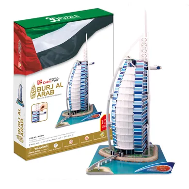 Cubic Fun, Burjdż-al Arab, puzzle 3D, 101 elementów