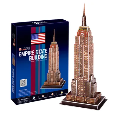Cubic Fun, Empire State Building, puzzle 3D, 39 elementów